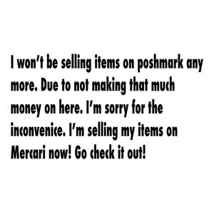 Go check out my store on Mercari!!!